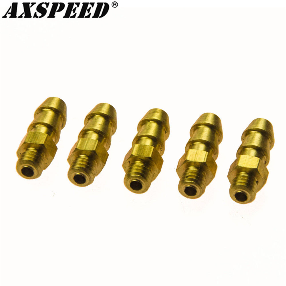 Spoke Nipple Brass - AXSPEED 5Pcs M4 M5 M6 Threaded