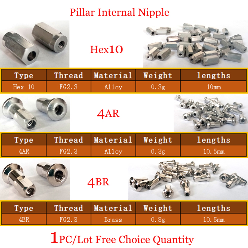 1pcs/lot Pillar internal Bike  - Spoke Nipple Brass ulasan dan harga