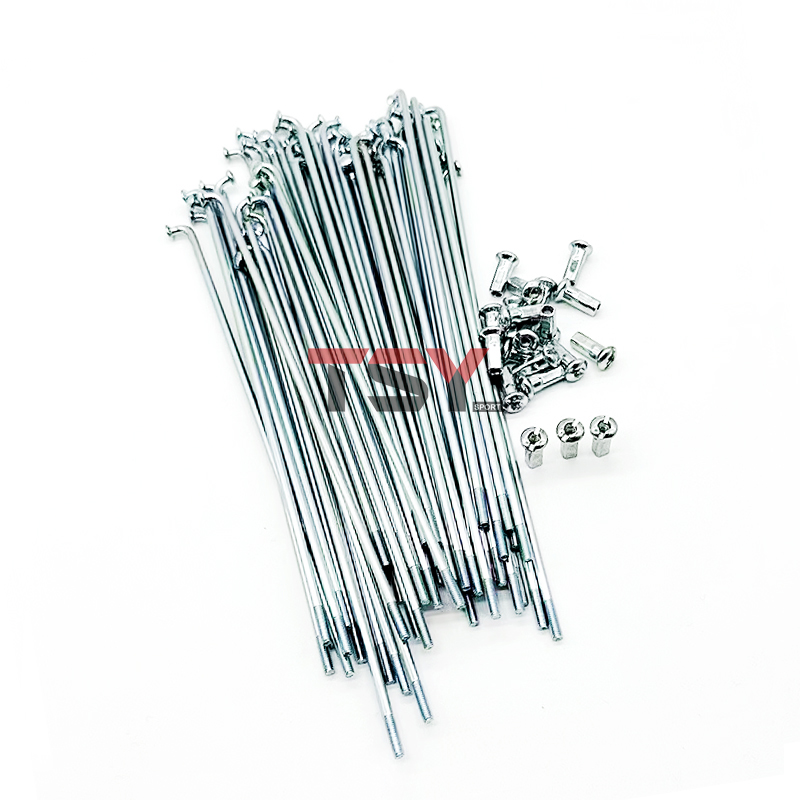 37pcs 13G Bike Spokes Silver C - Spoke Nipple Brass ulasan dan harga