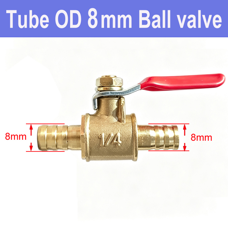 Small Red Handle Brass Shutoff - Spoke Nipple Brass ulasan dan harga