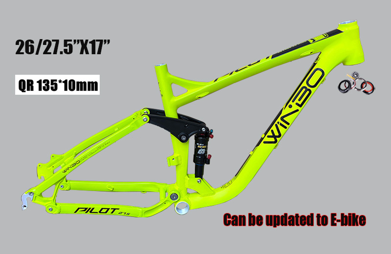 Full Suspension Bicycle Frame, - Mountain Biking Games ulasan dan harga