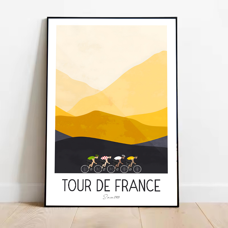 France Mountain Bike Poster Ca - Mountain Biking France ulasan dan harga